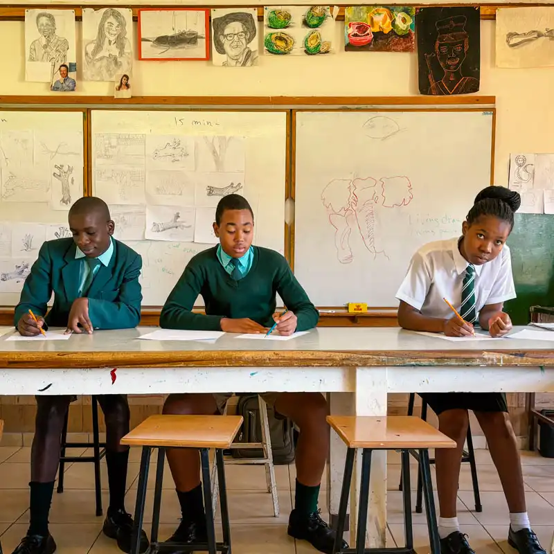 learners in class.